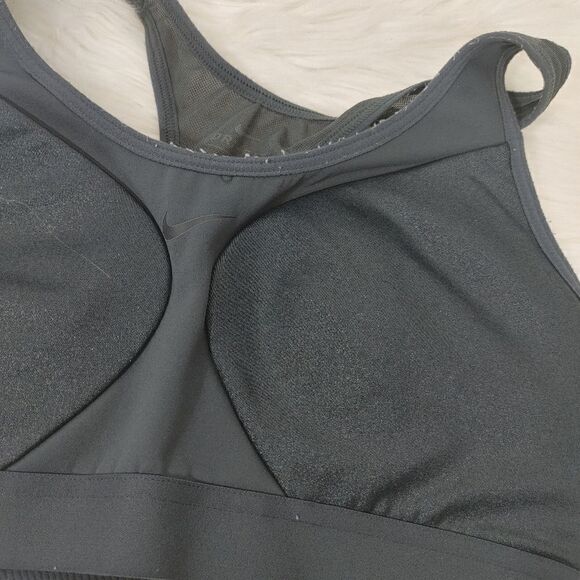 Nike Women's Size Small Black Sports Bra Mesh Back - Picture 2 of 5